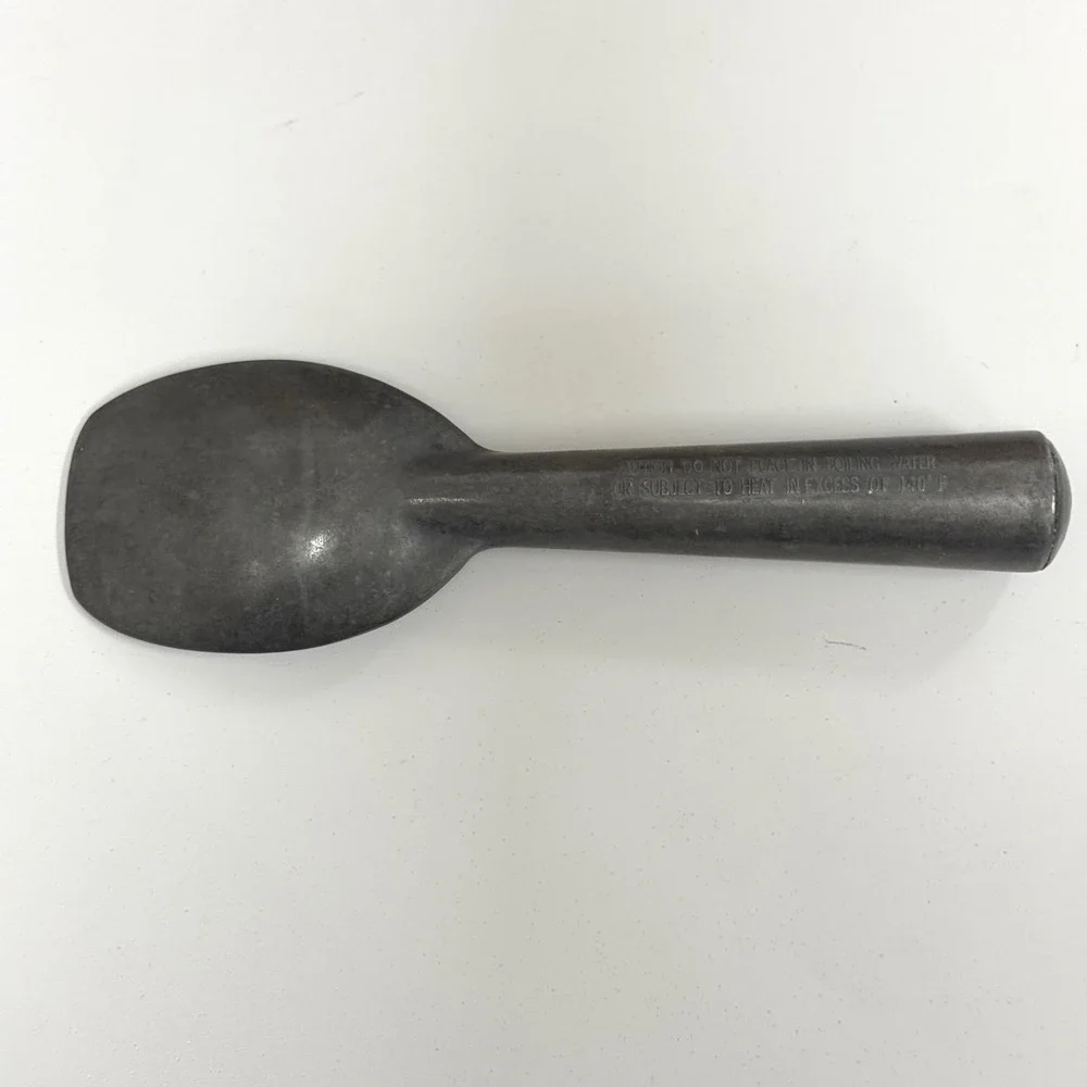 Vintage Cast Aluminum Ice Cream Spade Scraper Handle 7